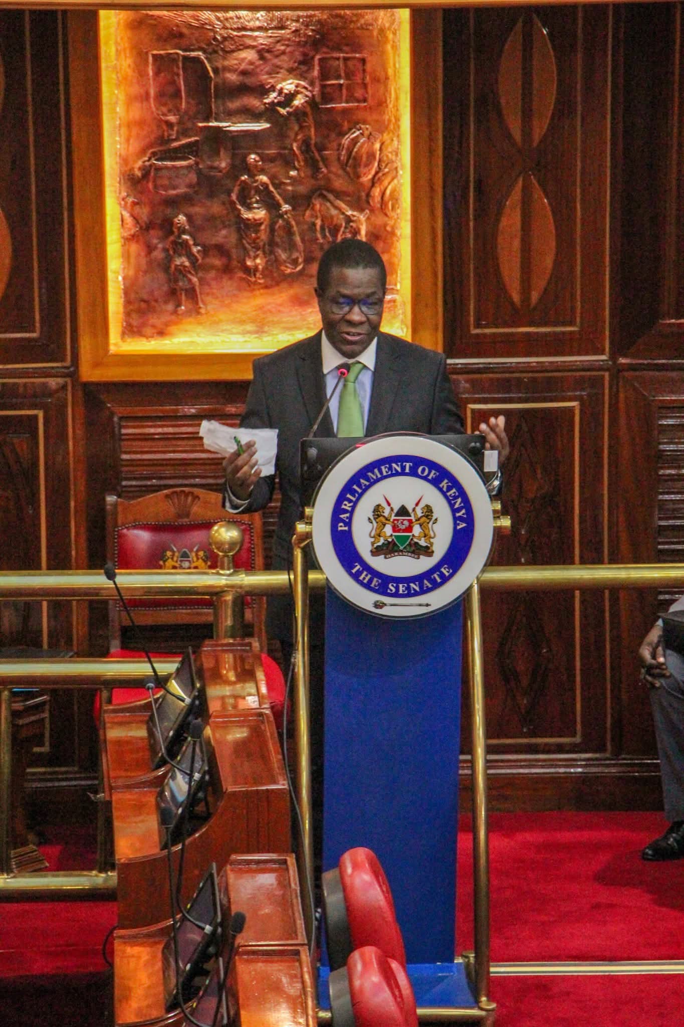 CAbinet Secretary Opiyo Wandayi before the Senate CAbinet Secretary Opiyo Wandayi before the Senate