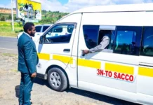 Ol-Kalou MP Board Matatu to Parliament .