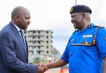 Murkomen Defends Kanja Over Gachagua’s “Flower Girl” Remarks. Interior CS Kipchumba Murkomen With I.G Douglas Kanja