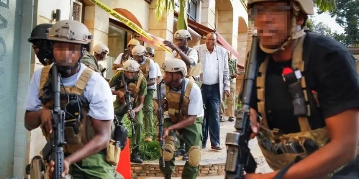 Members of The Recce Squad During Dusit D2 Attack Members of The Recce Squad During Dusit D2 Attack